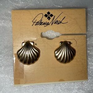 Patricia Nash Shell Earrings, NWT